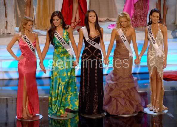 บรรยากาศ Top 5 บนเวที Miss Universe 2001-2013