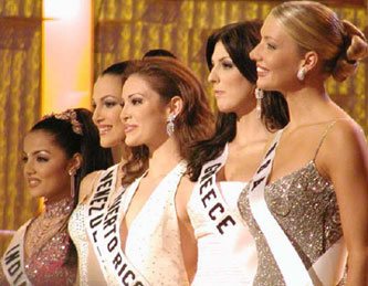 บรรยากาศ Top 5 บนเวที Miss Universe 2001-2013