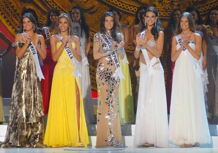 บรรยากาศ Top 5 บนเวที Miss Universe 2001-2013