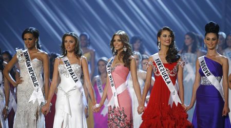 บรรยากาศ Top 5 บนเวที Miss Universe 2001-2013
