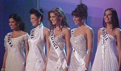 บรรยากาศ Top 5 บนเวที Miss Universe 2001-2013
