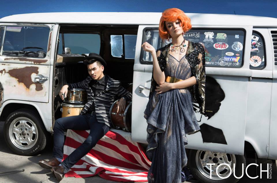 สงกรานต์-รังสรรค์ & ฟลอเร้นส์ วนิดา เฟเวอร์ @ TOUCH MAGAZINE vol.3 no.39 February 2014