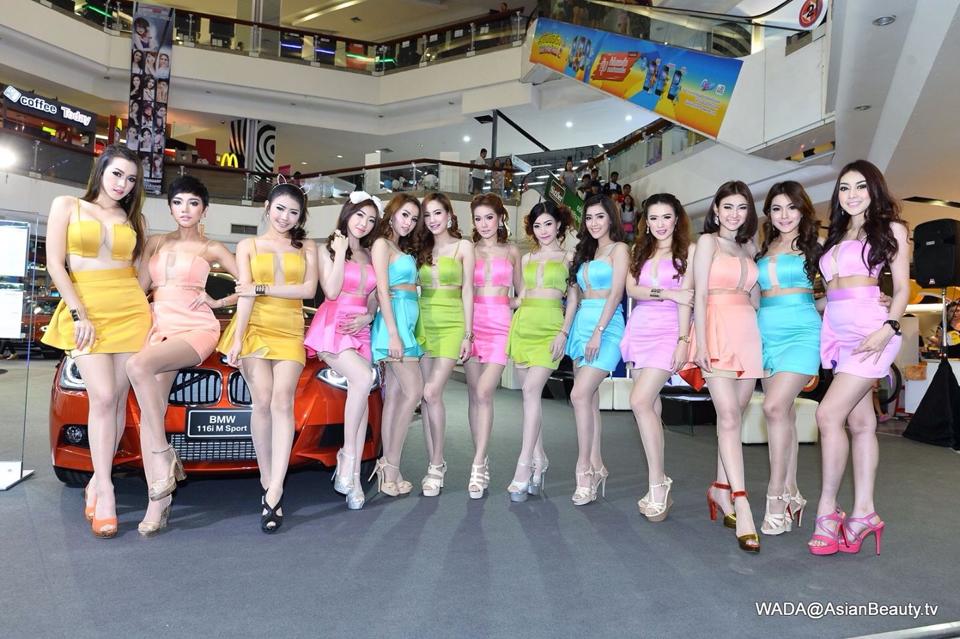 พริตตี้ งานแหลมทอง มอเตอร์โชว์ 2014