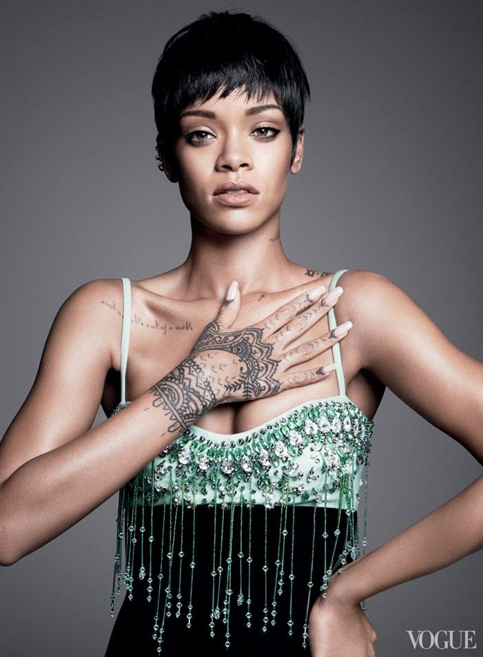Rihanna @ Vogue US March 2014