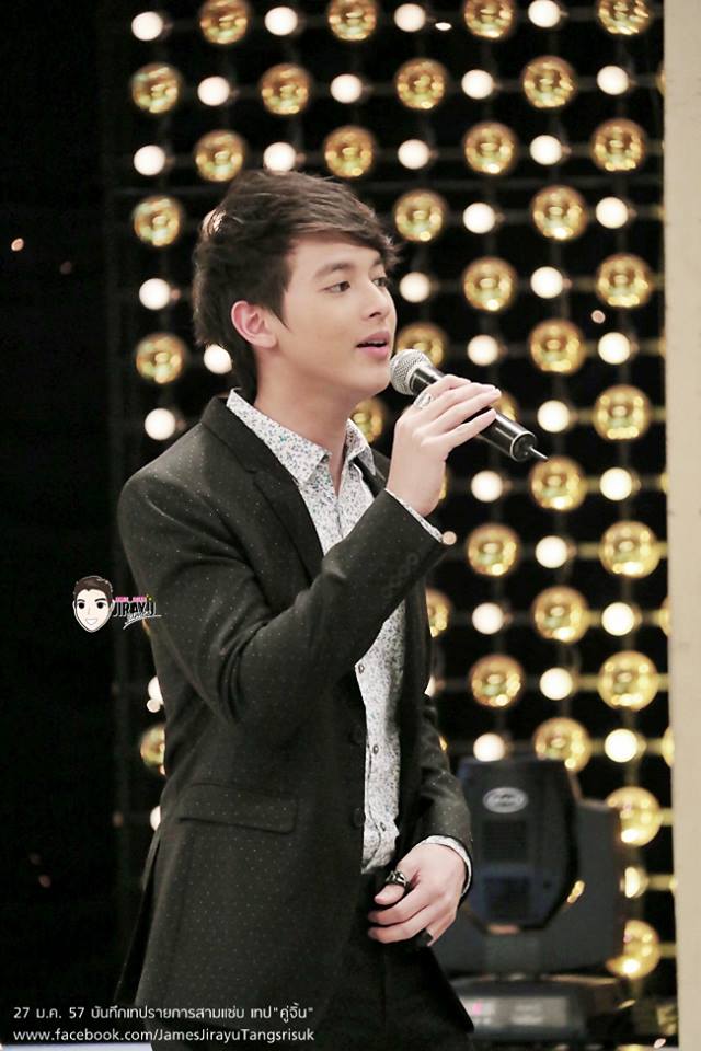 เจมส์-จิรายุ & เบลล่า-ราณี @ รายการสามแซ่บ (19-2-57)