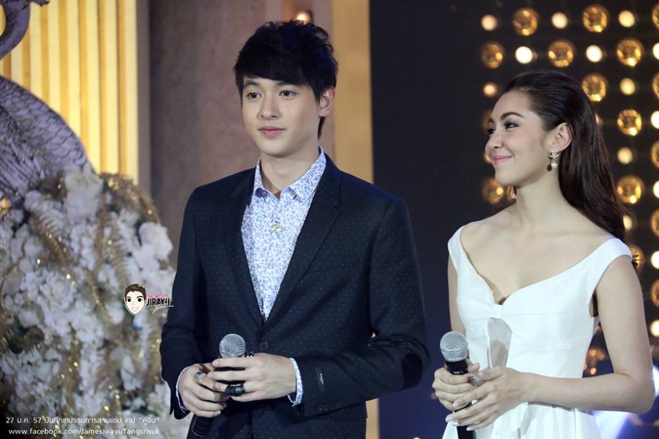 เจมส์-จิรายุ & เบลล่า-ราณี @ รายการสามแซ่บ (19-2-57)