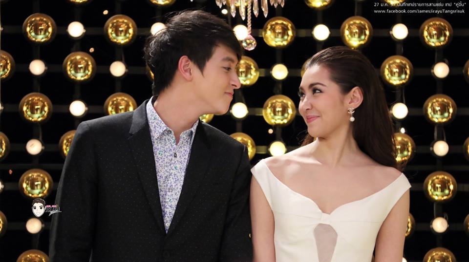 เจมส์-จิรายุ & เบลล่า-ราณี @ รายการสามแซ่บ (19-2-57)