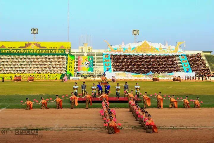 การแสดงของโปรแกรมนาฏศิลป์ มรภ.นม.