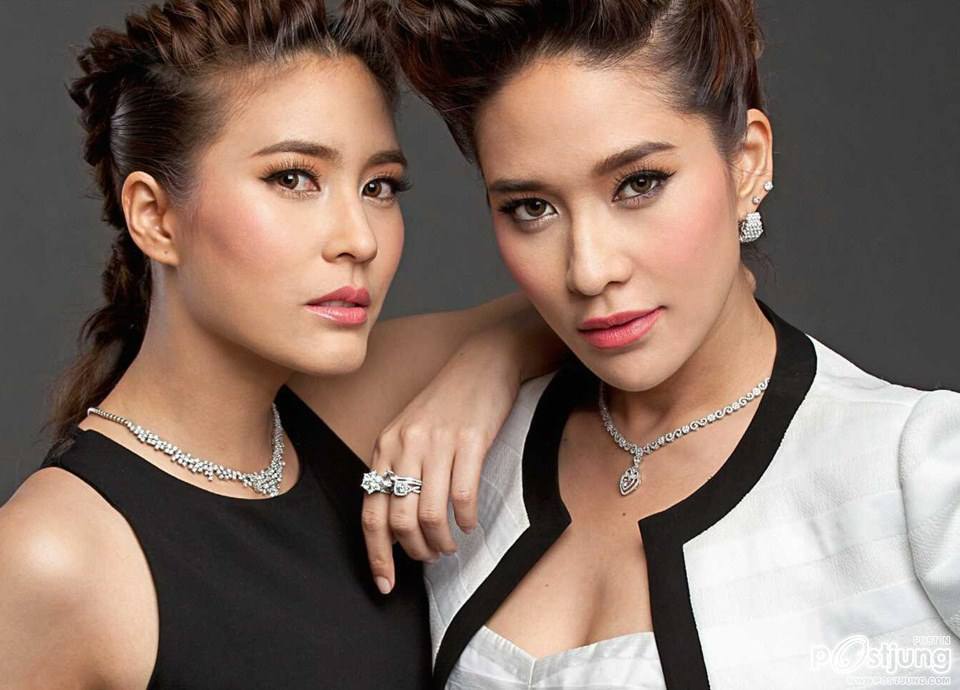 พลอย เฌอมาลย์ & จุ๋ย วรัทยา @ ขวัญเรือน vol.45 no.1015 March 2014