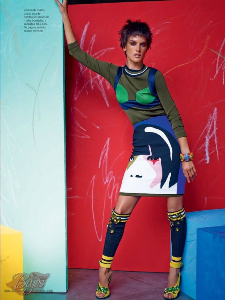 Alessandra Ambrosio @ Vogue Brazil March 2014