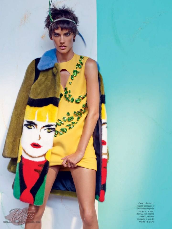 Alessandra Ambrosio @ Vogue Brazil March 2014