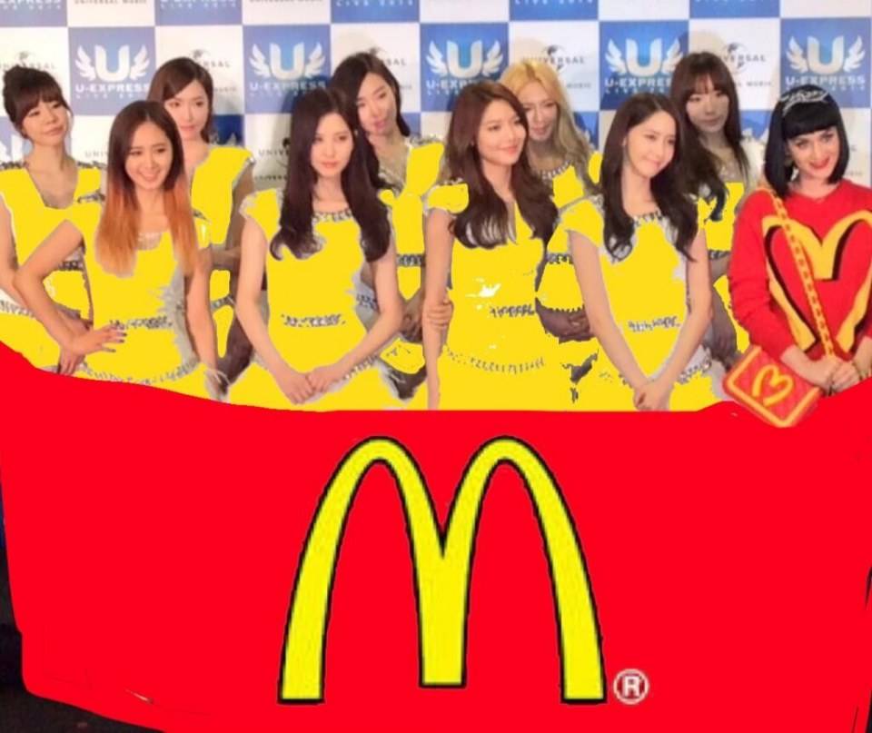 การเจอกันของราชินีเพลงป็อปฝั่งตะวันตก และตะวันออก Girl's Generation และ Katy Perry !