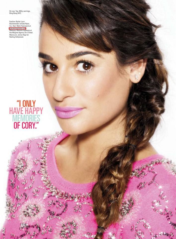 Lea Michele @ Seventeen USA April 2014
