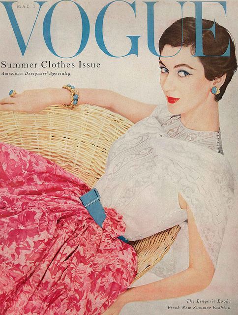 หน้าปกนิตยสารคลาสสิก Vogue.Bazaar,Elle 1950 - 1960