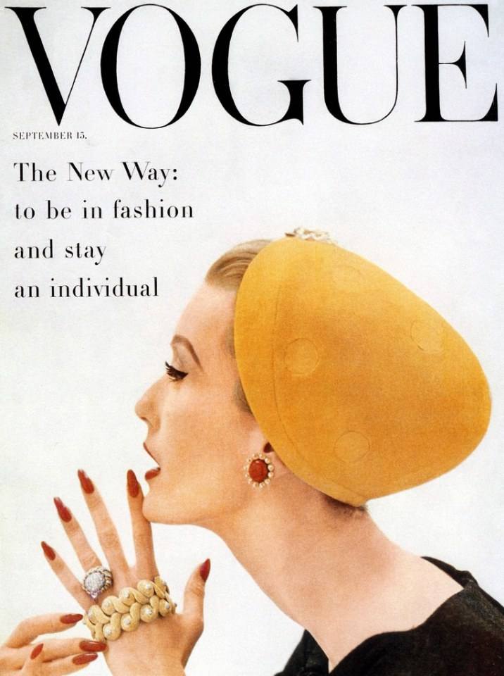 หน้าปกนิตยสารคลาสสิก Vogue.Bazaar,Elle 1950 - 1960