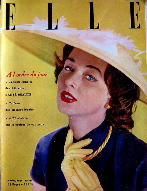 หน้าปกนิตยสารคลาสสิก Vogue.Bazaar,Elle 1950 - 1960