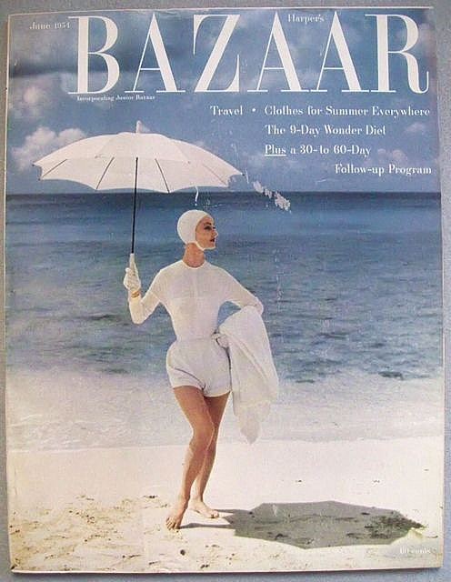 หน้าปกนิตยสารคลาสสิก Vogue.Bazaar,Elle 1950 - 1960