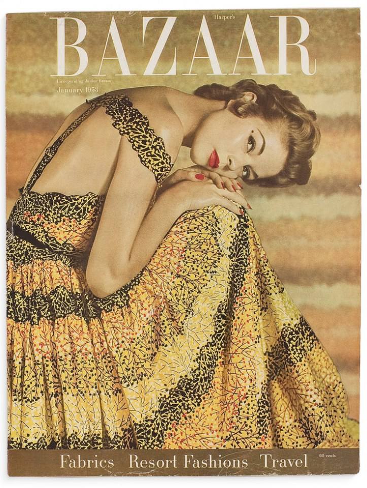 หน้าปกนิตยสารคลาสสิก Vogue.Bazaar,Elle 1950 - 1960