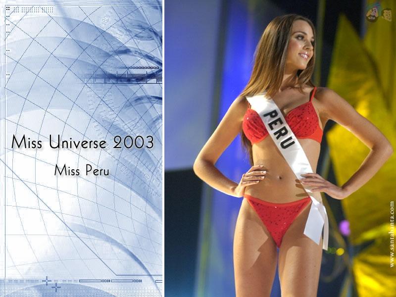 Claudia ortiz de zevallos Miss Peru 2003