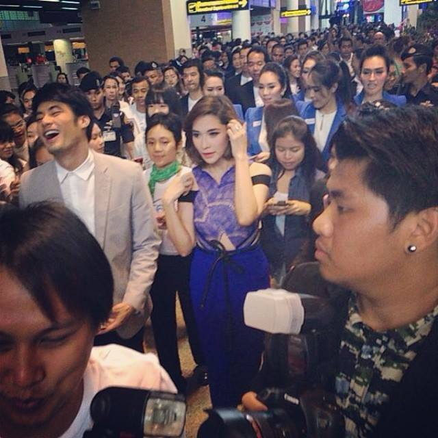 พลอย และบอย @งานครบรอบ 100 ปี สนามบินดอนเมือง