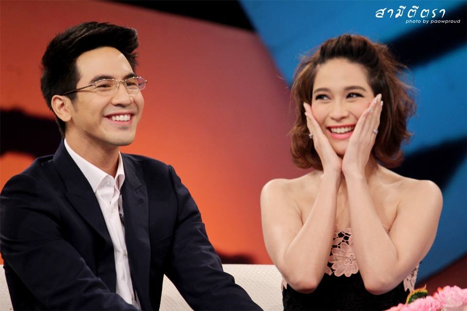 โป๊ป ธนวรรธน์ , พลอย เฌอมาลย์ & จุ๋ย วรัทยา @ รายการทูไนท์โชว์ (10-3-14)
