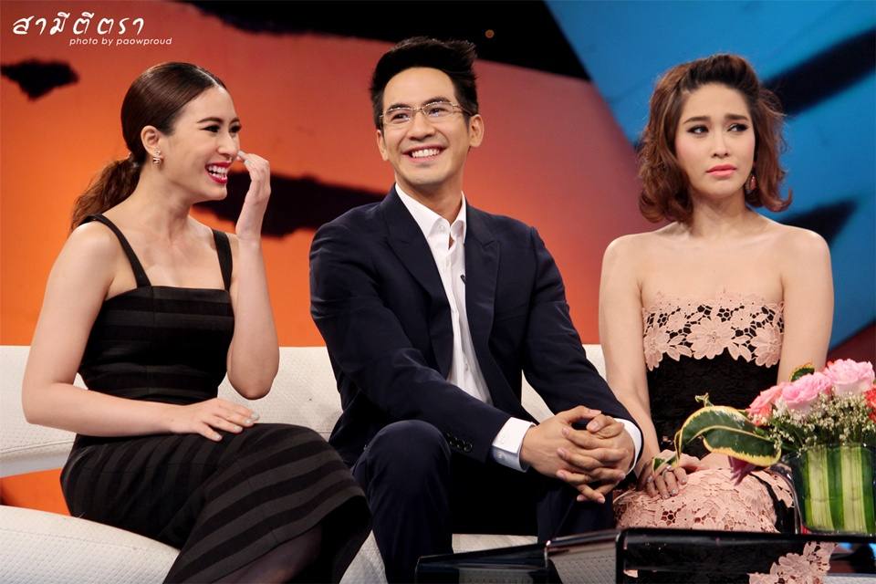 โป๊ป ธนวรรธน์ , พลอย เฌอมาลย์ & จุ๋ย วรัทยา @ รายการทูไนท์โชว์ (10-3-14)