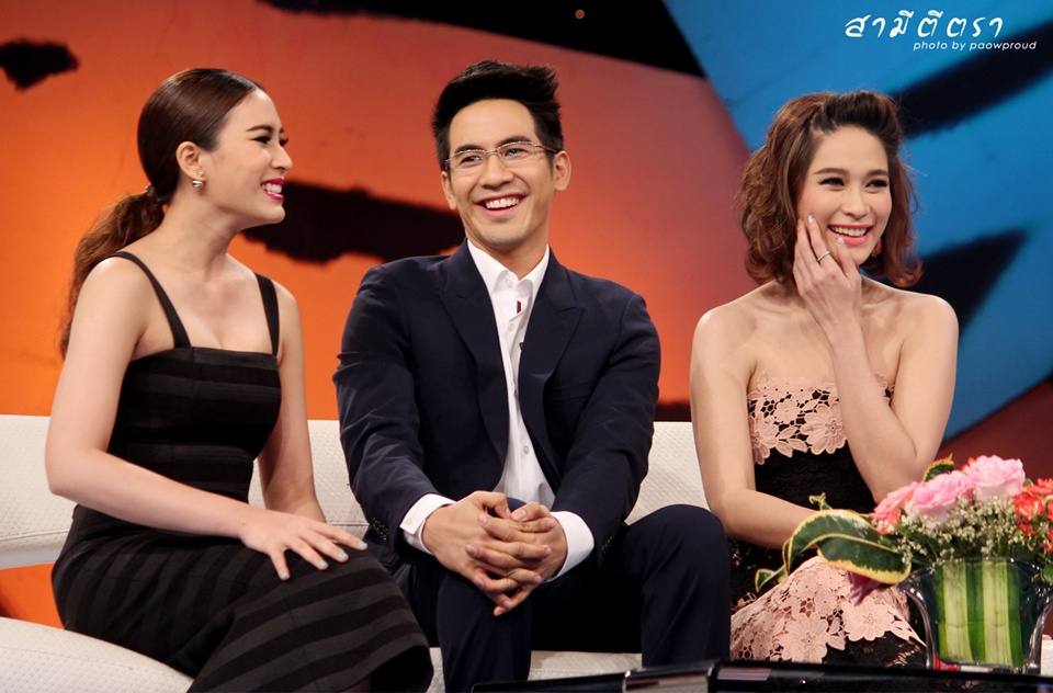 โป๊ป ธนวรรธน์ , พลอย เฌอมาลย์ & จุ๋ย วรัทยา @ รายการทูไนท์โชว์ (10-3-14)