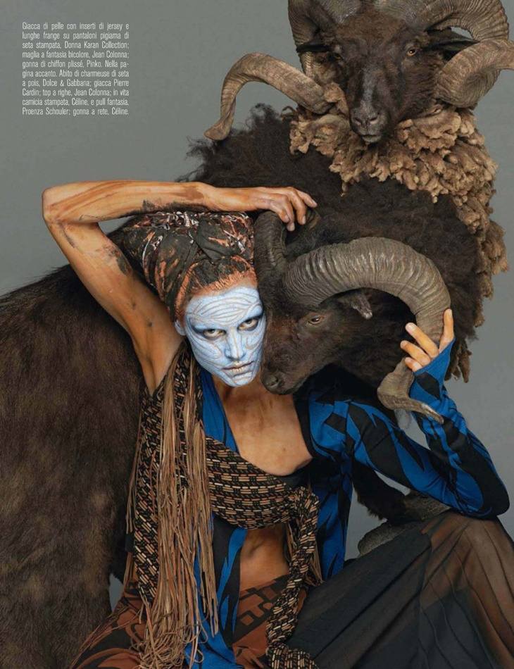 Saskia de Brauw @ Vogue Italia March 2014