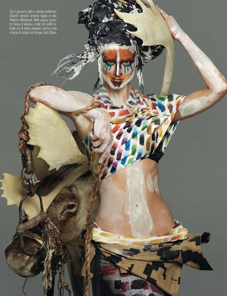 Saskia de Brauw @ Vogue Italia March 2014