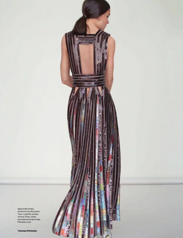 Katie Holmes @ Elle UK April 2014