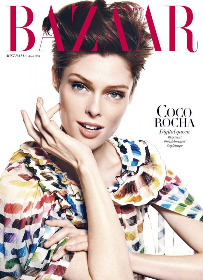 Coco Rocha @ Harper's Bazaar Australia April 2014