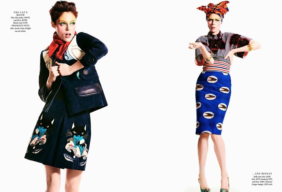 Coco Rocha @ Harper's Bazaar Australia April 2014