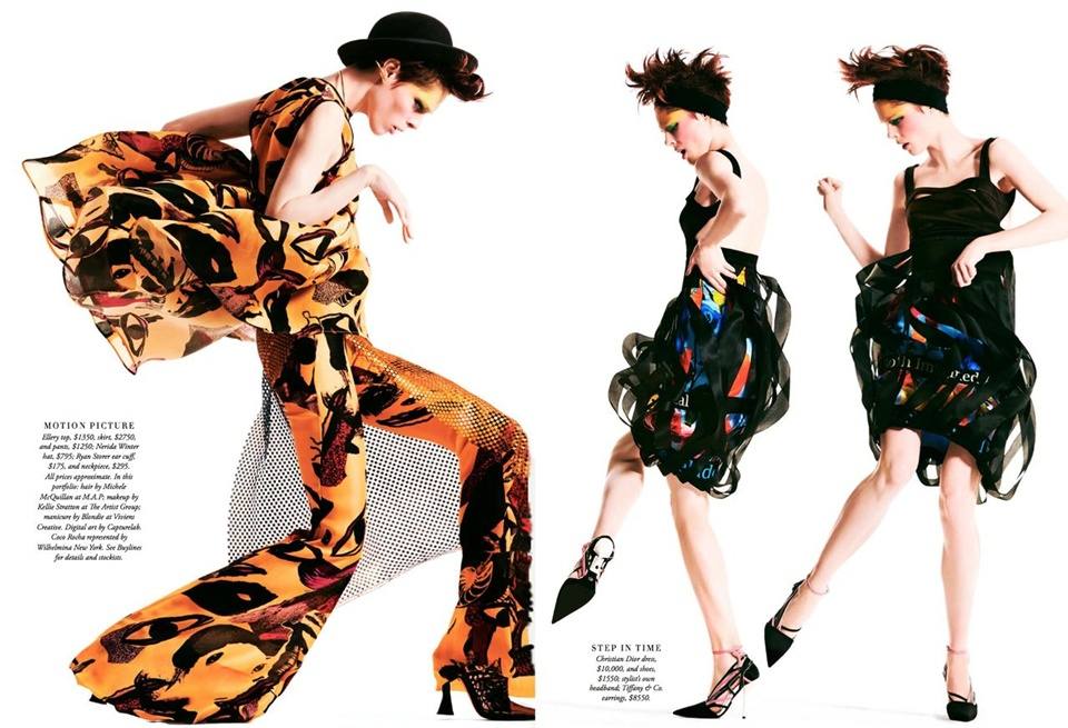 Coco Rocha @ Harper's Bazaar Australia April 2014