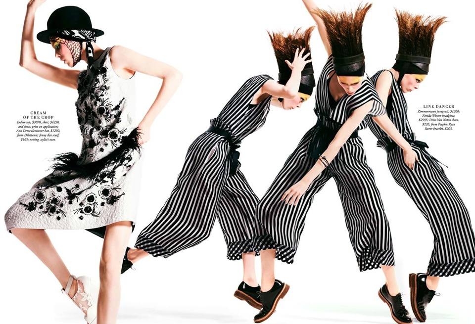 Coco Rocha @ Harper's Bazaar Australia April 2014
