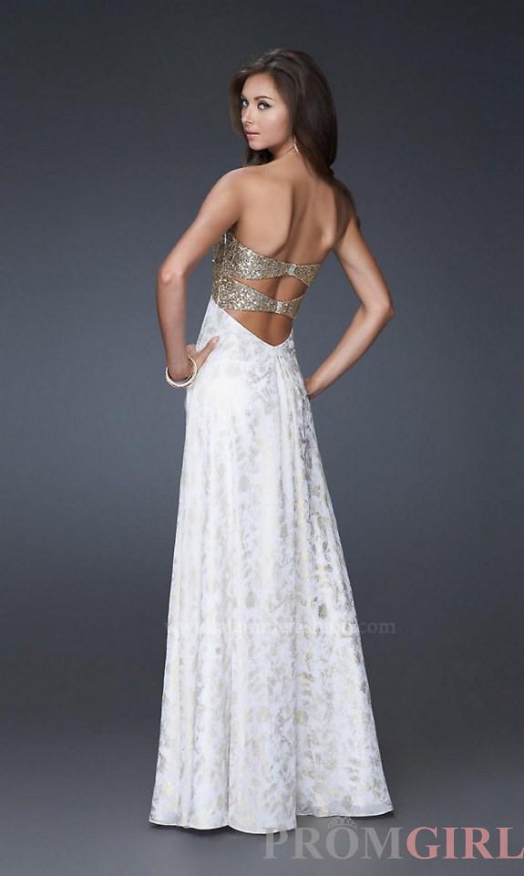 ชุดราตรีสีขาว White Gvening Gowns 4