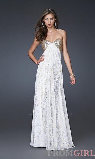 ชุดราตรีสีขาว White Gvening Gowns 4