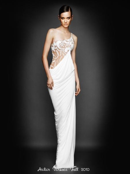 ชุดราตรีสีขาว White Gvening Gowns 4