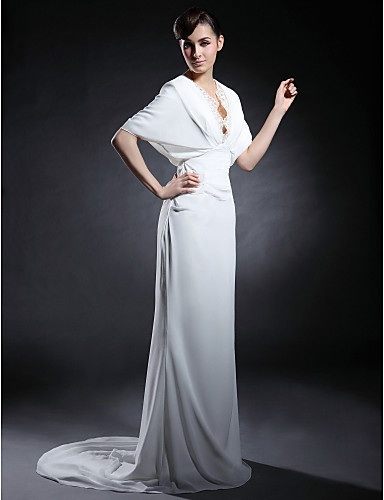 ชุดราตรีสีขาว White Gvening Gowns 4
