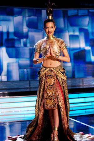 Miss Thailand Universe 2001-2013 ในชุดประจำชาติ