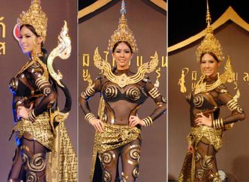 Miss Thailand Universe 2001-2013 ในชุดประจำชาติ