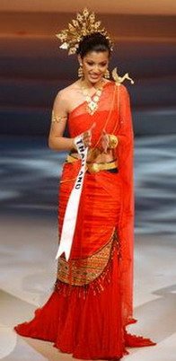 Miss Thailand Universe 2001-2013 ในชุดประจำชาติ