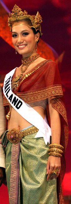 Miss Thailand Universe 2001-2013 ในชุดประจำชาติ