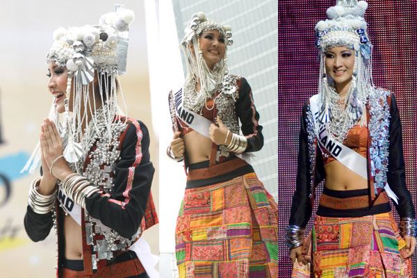 Miss Thailand Universe 2001-2013 ในชุดประจำชาติ