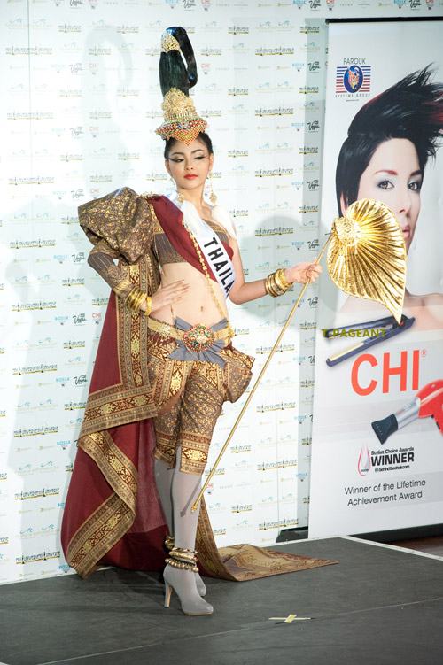 Miss Thailand Universe 2001-2013 ในชุดประจำชาติ