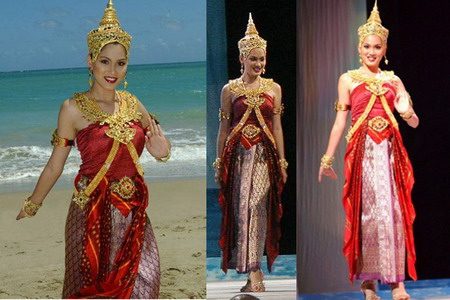 Miss Thailand Universe 2001-2013 ในชุดประจำชาติ