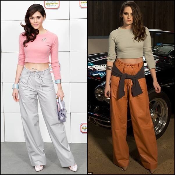 ชมพู่ อารยา VS - Kristen Stewart ใครแต่งลุคนี้ ออกมาได้สวยและเริ่ดกว่ากัน ??????