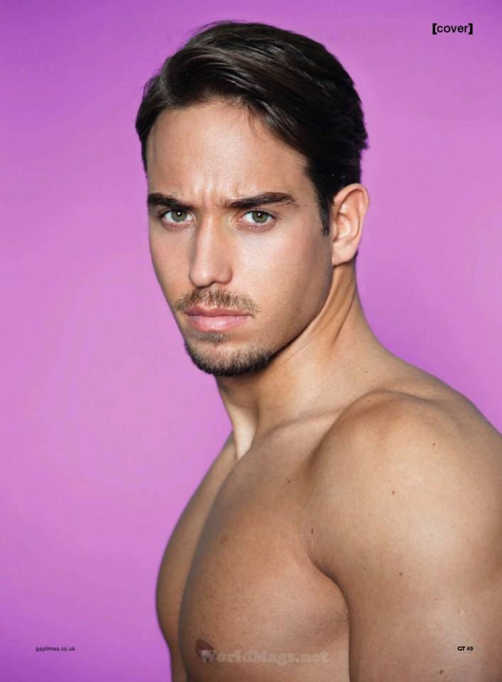 James Lock @ Gay Times UK April 2014