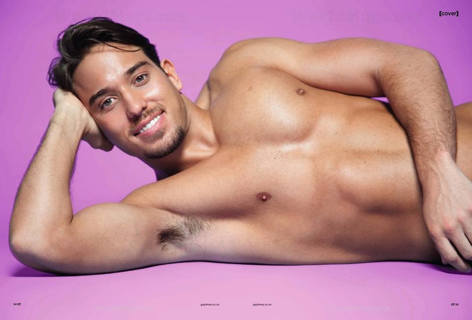 James Lock @ Gay Times UK April 2014