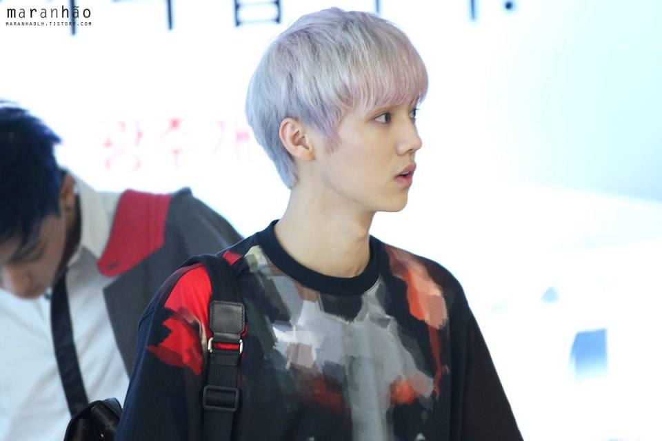 luhan hair color gray