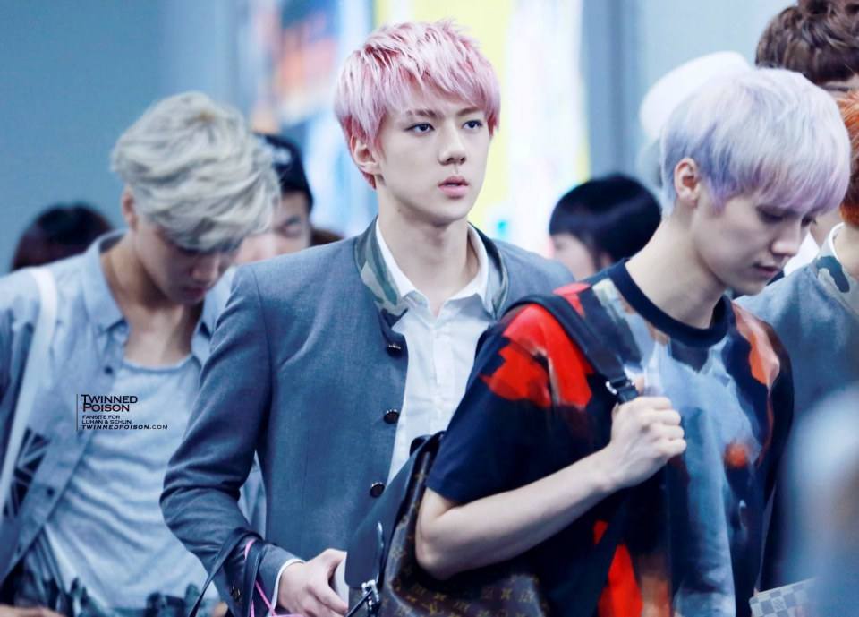 luhan hair color gray